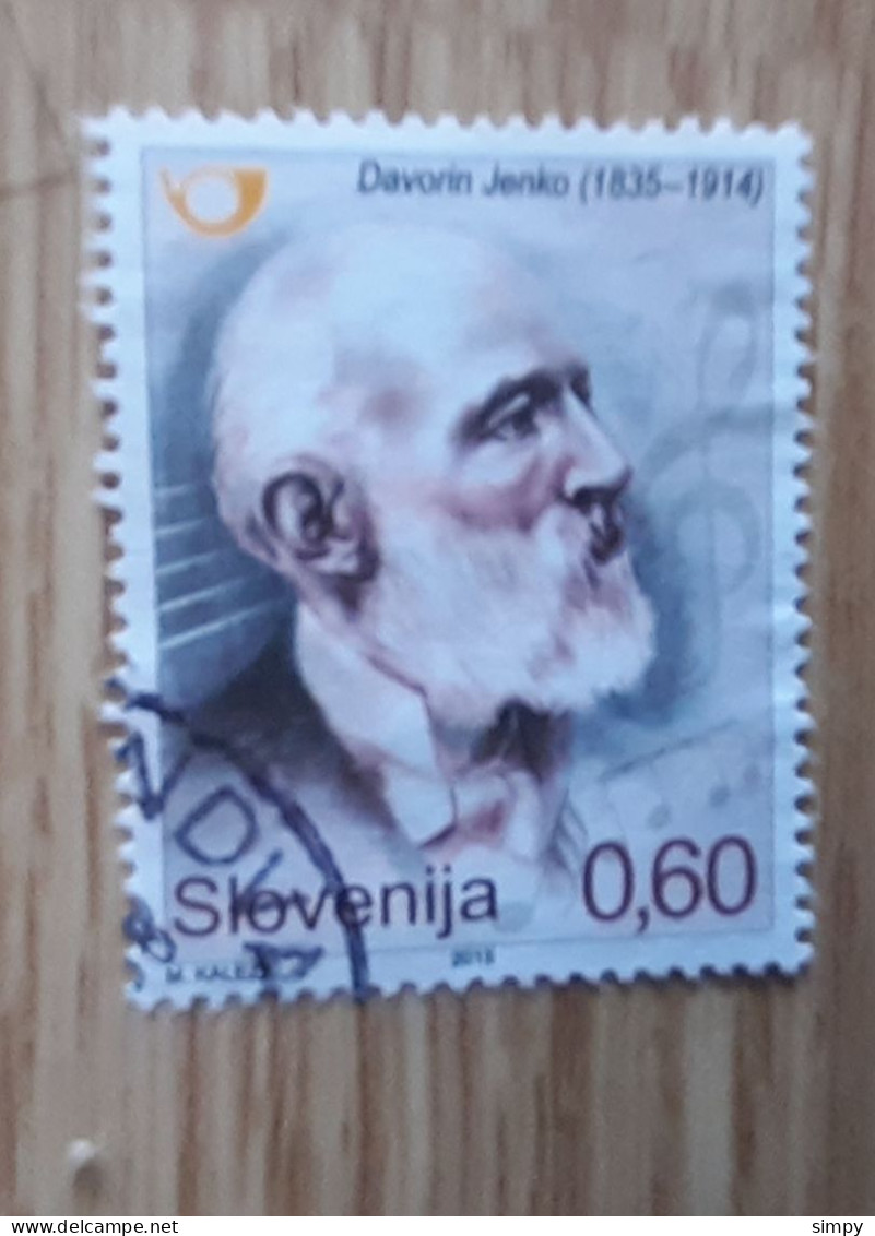 SLOVENIA 2016 Davorin Jenko Used Stamp - Eslovenia