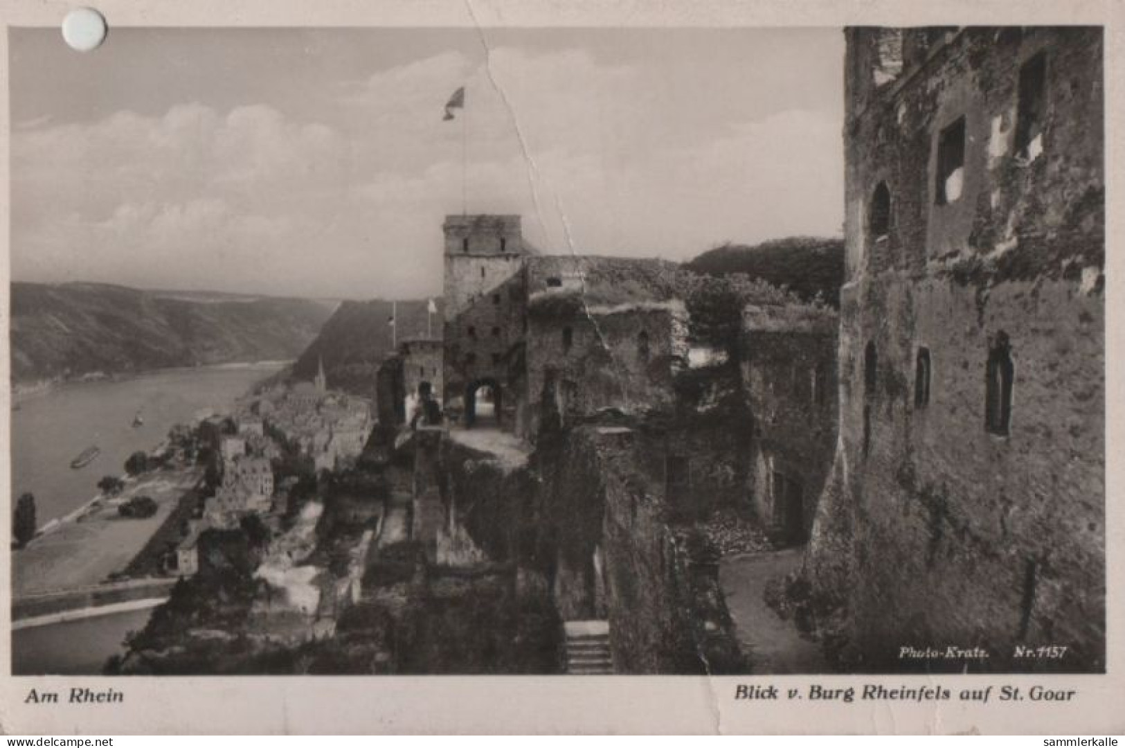63166 - St. Goar - Blick Von Burg Rheinfels - 1937 - St. Goar