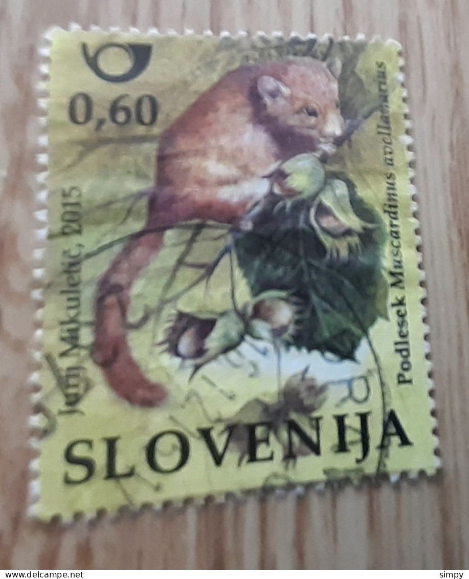 SLOVENIA 2015 Glis Used Stamp - Slovenia