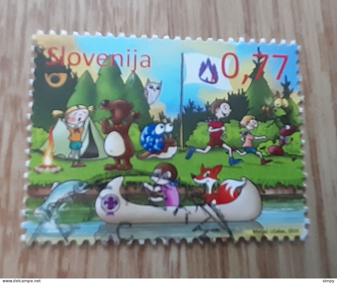 SLOVENIA 2014 Scouts Used Stamp - Eslovenia