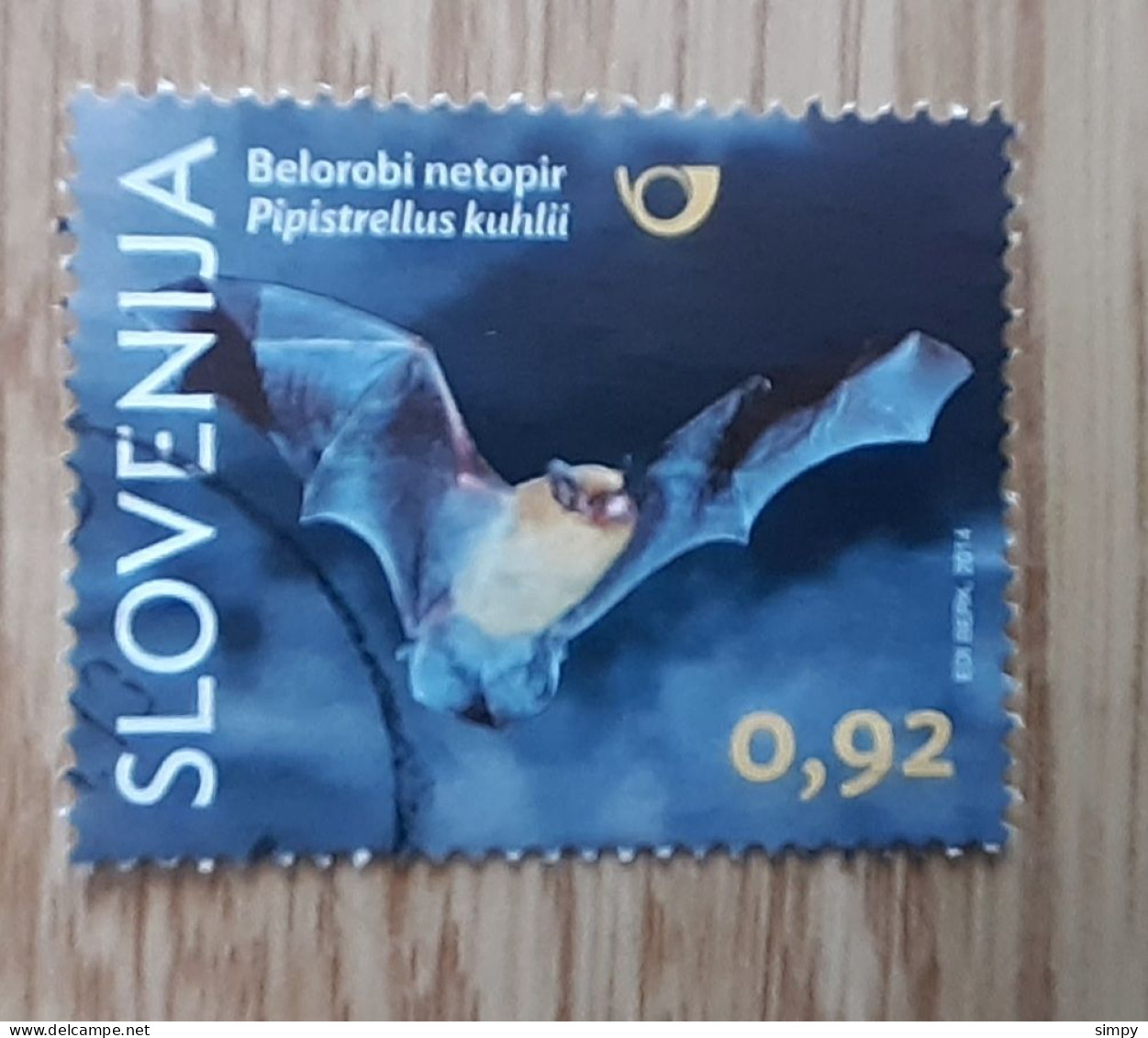 SLOVENIA 2014 Bat Used Stamp - Eslovenia