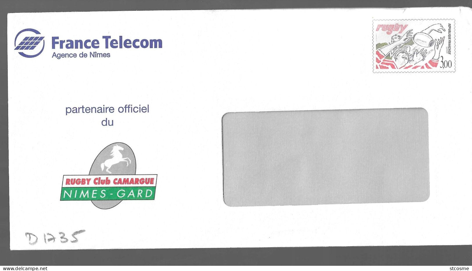 D1736 Entier Postal / Postal Stationnery / PSE - PAP La Lettre - Repqiage BRED 80 Ans D'inovation - PAP: Private Aufdrucke