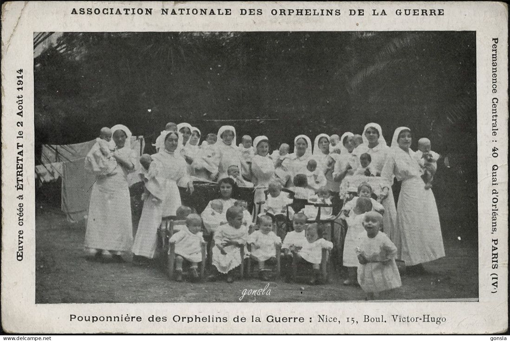 POUPONNIÈRES ORPHELINS DE LA GUERRE 1914 - Personen