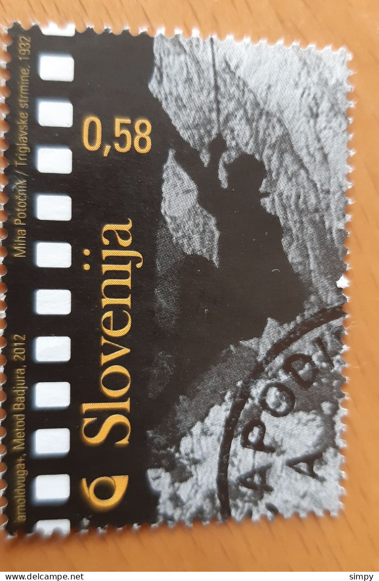 SLOVENIA 2012 Movie Triglavske Stmine Used Stamp - Slovenia