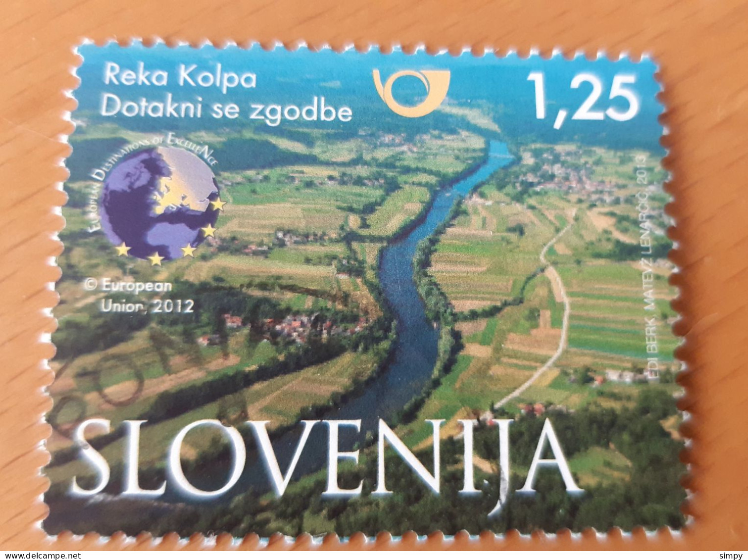 SLOVENIA 2013 Kolpa River Used Stamp - Eslovenia