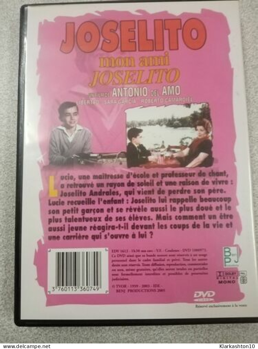 DVD Film - Joselito - Mon Ami Joselito - Classic Rare - Otros & Sin Clasificación