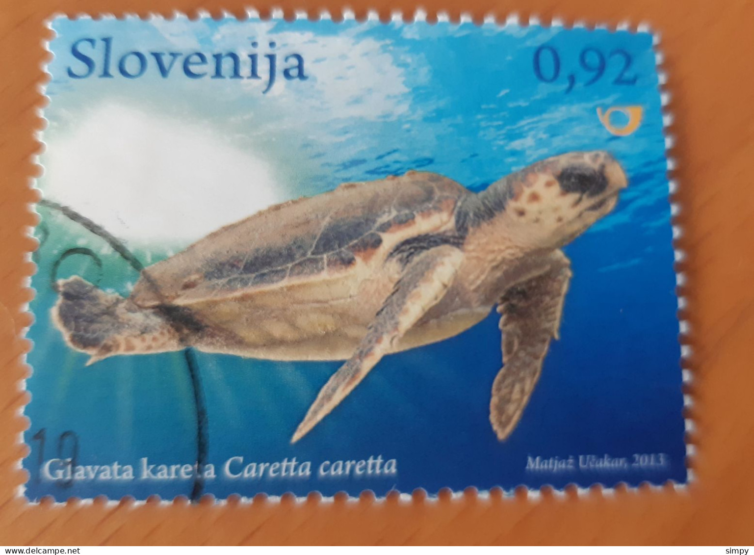 SLOVENIA 2013 Turtle Used Stamp - Eslovenia