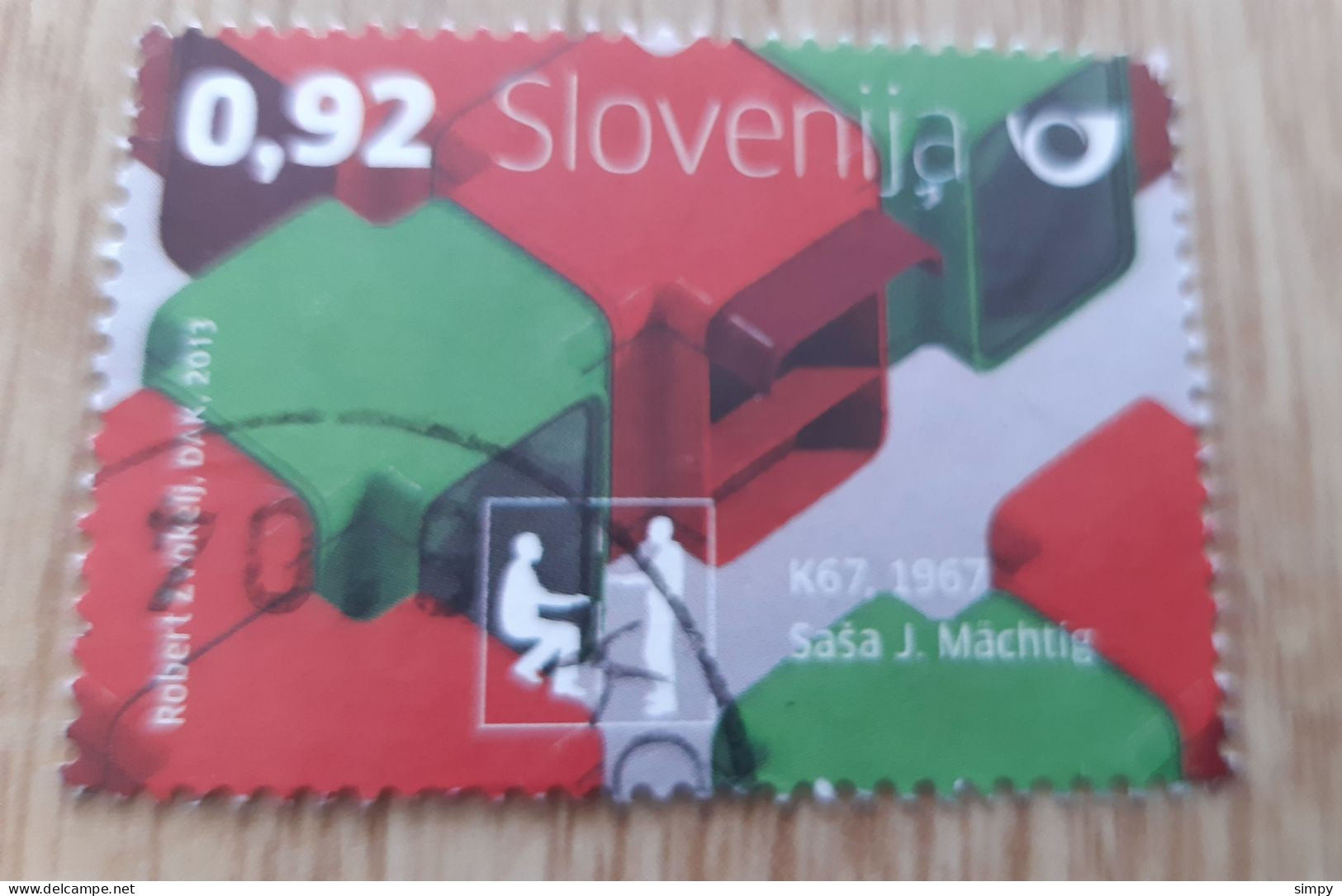 SLOVENIA 2013 Kiosk  Used Stamp - Slovenia
