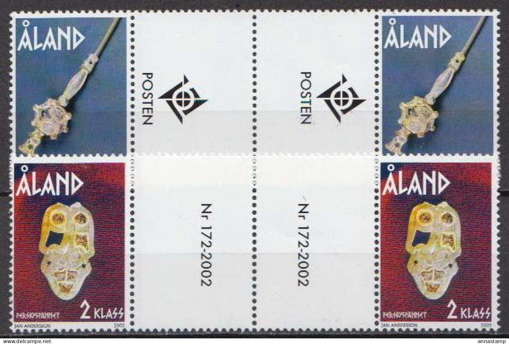 Aland MNH Set In Gutter Pair - Sonstige & Ohne Zuordnung