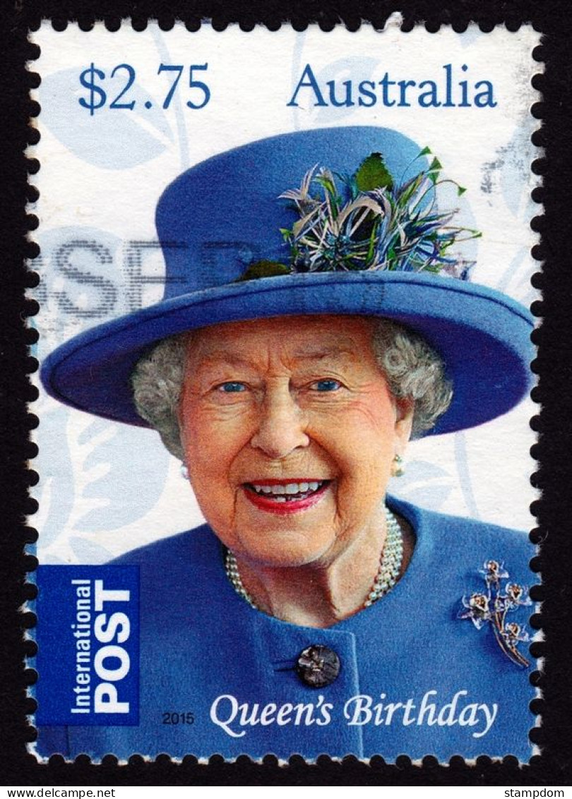 AUSTRALIA 201 Queen $2.75 89th Birthday Sc#4276 USED @O406 - Used Stamps