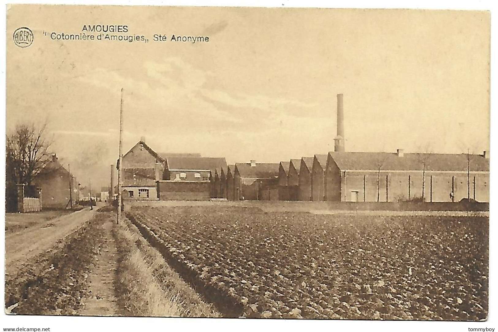 CPA Amougies, Cotonnière D'Amougies, Sté Anonyme - Mont-de-l'Enclus