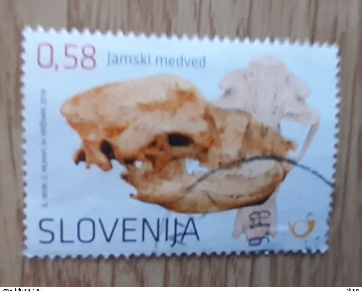 SLOVENIA 2016 Fossil Used Stamp - Eslovenia