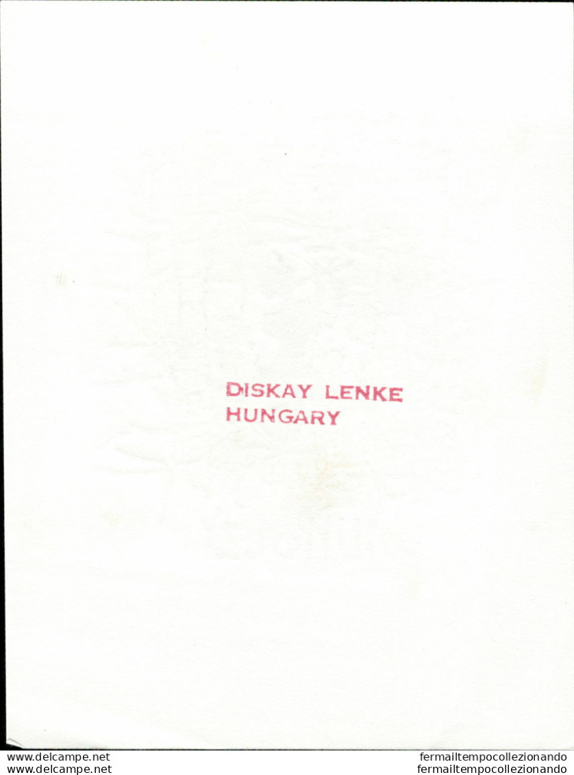 Am105 Ex Libris Diskay Lenke Hungary - Ex Libris