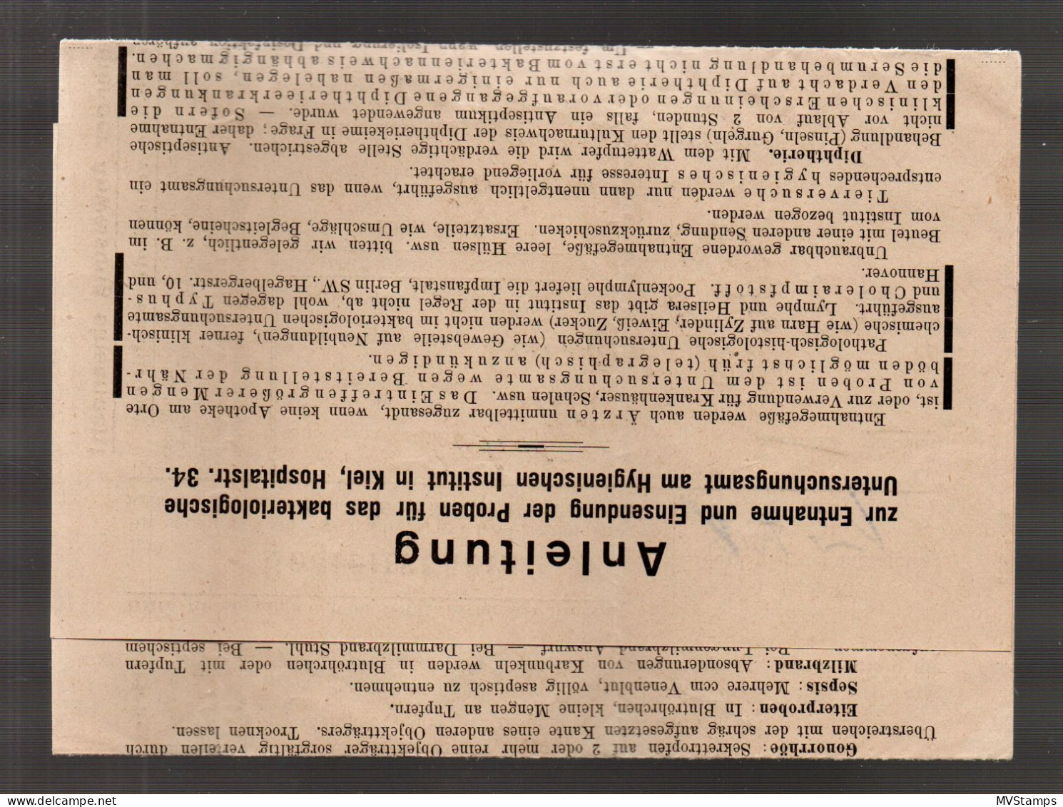 DR 1924 Dienstmarke 74 (4x) Auf Dienstsache/Anleitung Gebraucht Kiel - Officials