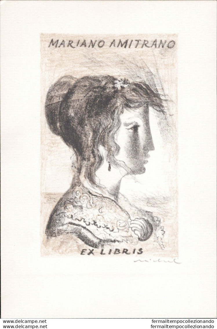 Am106 Ex Libris Mariano Amitrano - Bookplates