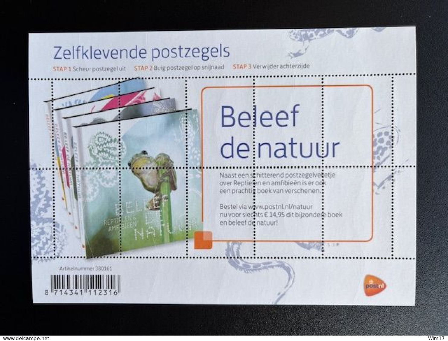 NETHERLANDS 2018 REPTILES SHEET OF 10 STAMPS MNH 02-01-2018 NEDERLAND REPTIELEN NVPH 3601/3610 - Covers & Documents