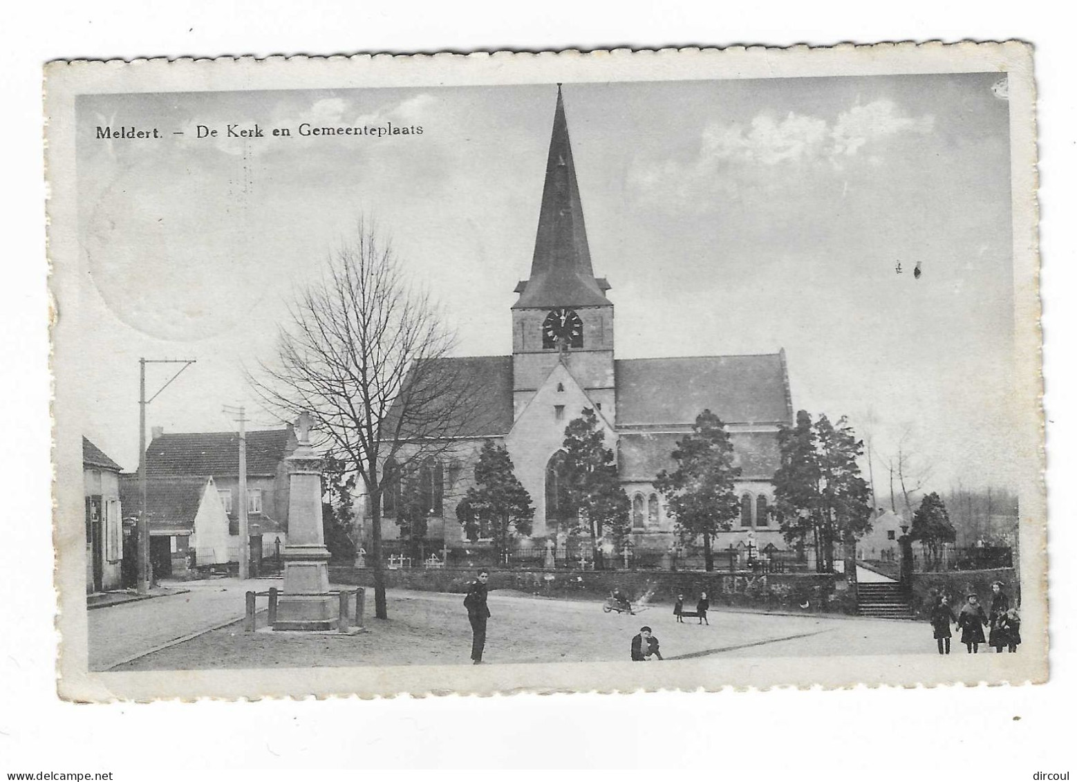 56228  Meldert  De  Kerk  En  Gemeenteplaats - Aalst