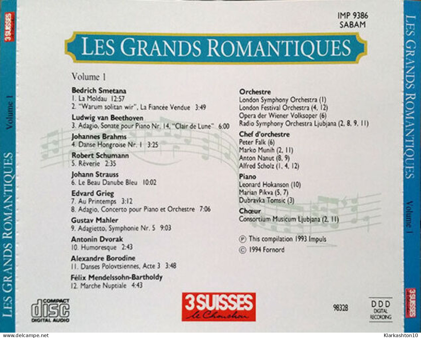 Les Grands Romantiques Vol. 1 - Altri & Non Classificati