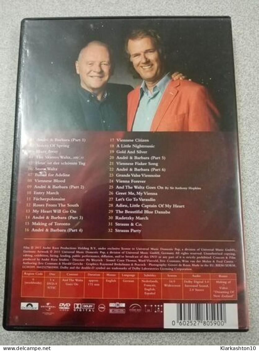 DVD Musique - André Rieu Ans His Johann Strauss Orchestra - Altri & Non Classificati