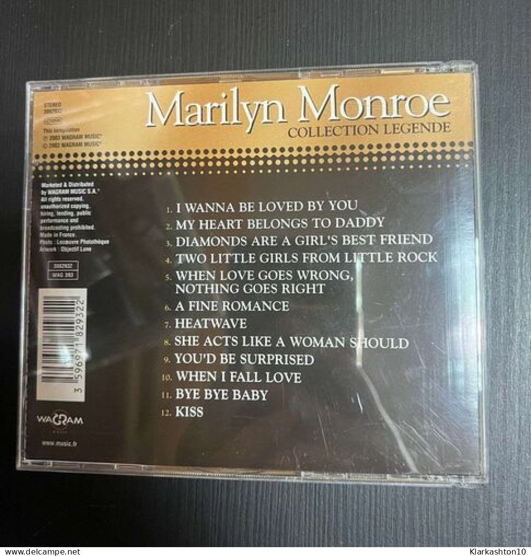 Marilyn Monroe : Collection Legende - I Wanna Be Loved By You;Bye Bye Baby - Autres & Non Classés