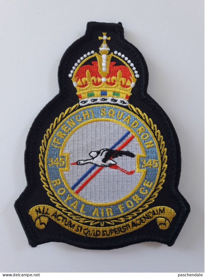 PATCH GROUPE DE CHASSE CIGOGNES – RAF SQUADRON 345 - Patches