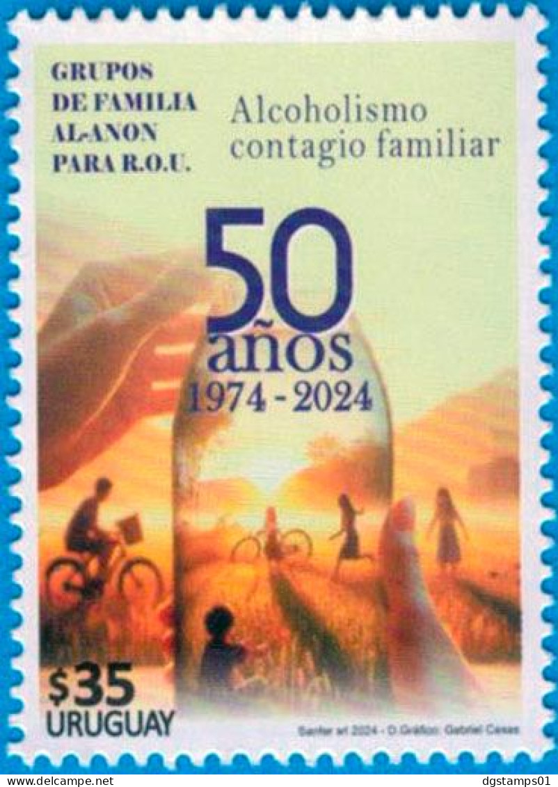 Uruguay 2024 ** Help For Relatives Of Alcoholics. AL-ANON Family Group. - Vélo