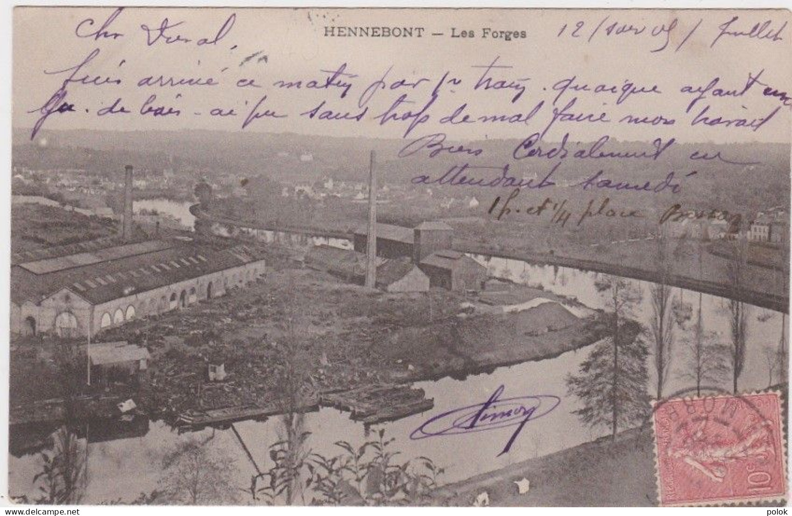 Cn – Belle Cpa HENNEBONT – Les Forges - Hennebont