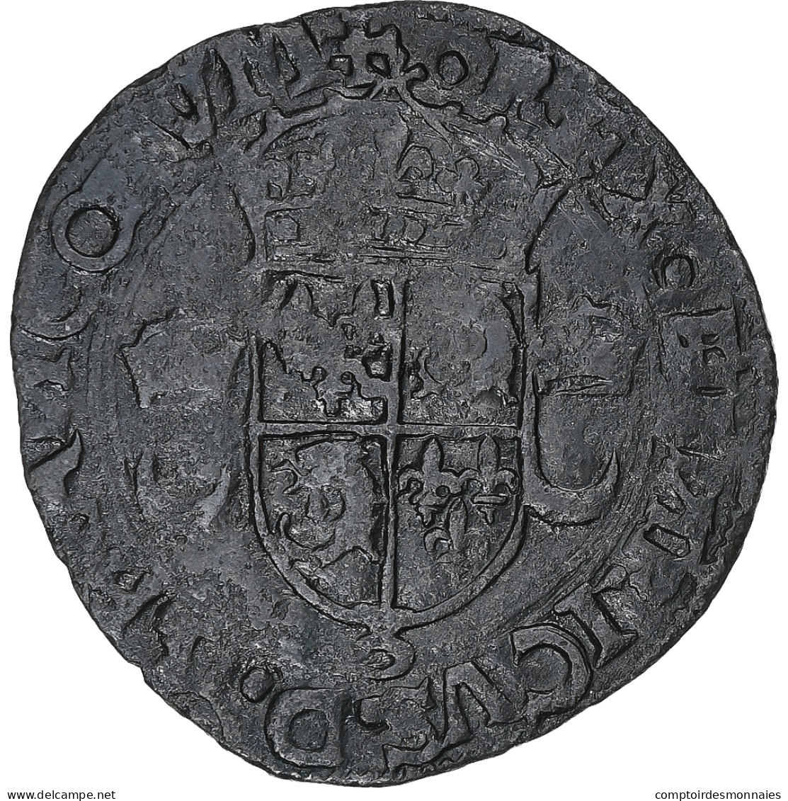 France, Henri II, Douzain Du Dauphiné, 1552, Grenoble, Billon, TB+, Gadoury:359 - 1547-1559 Heinrich II.