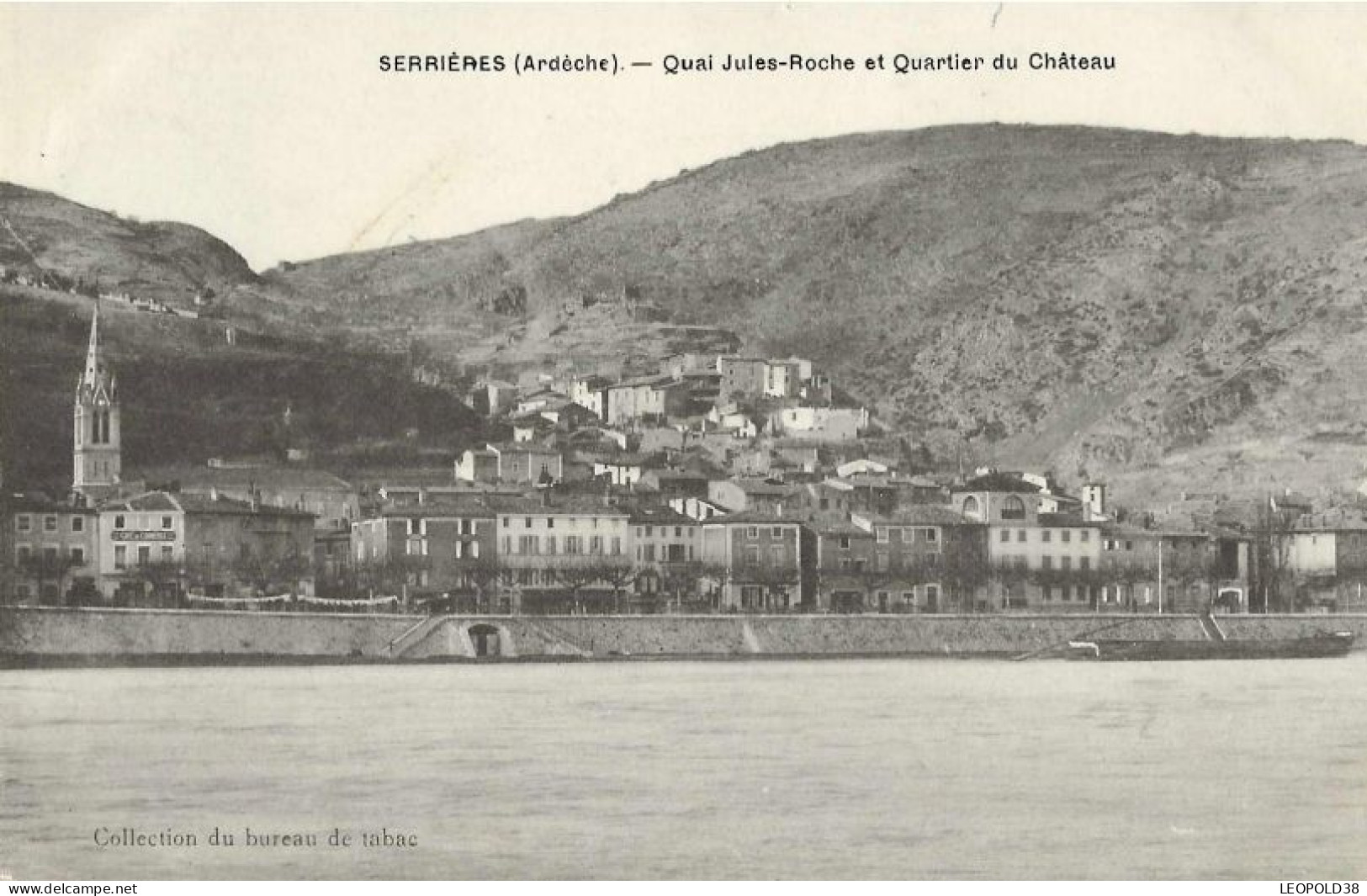 SERRIERES Quai Jules Roche Et Le  Chateau - Serrières