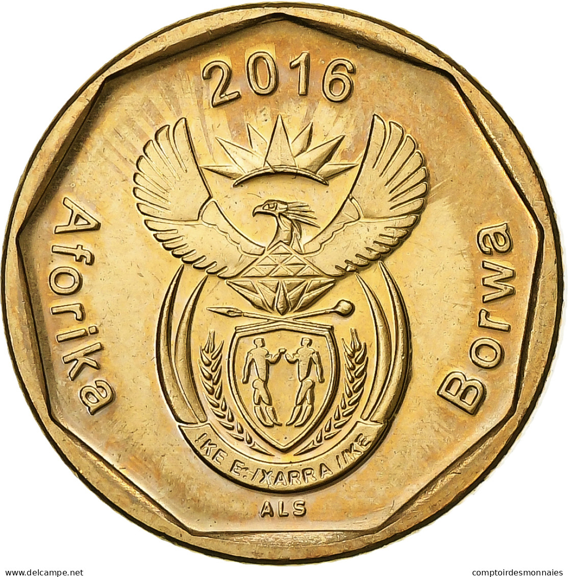 Afrique Du Sud, 20 Cents, 2016, Pretoria, Bronze Plated Steel, SPL+, KM:442 - Afrique Du Sud