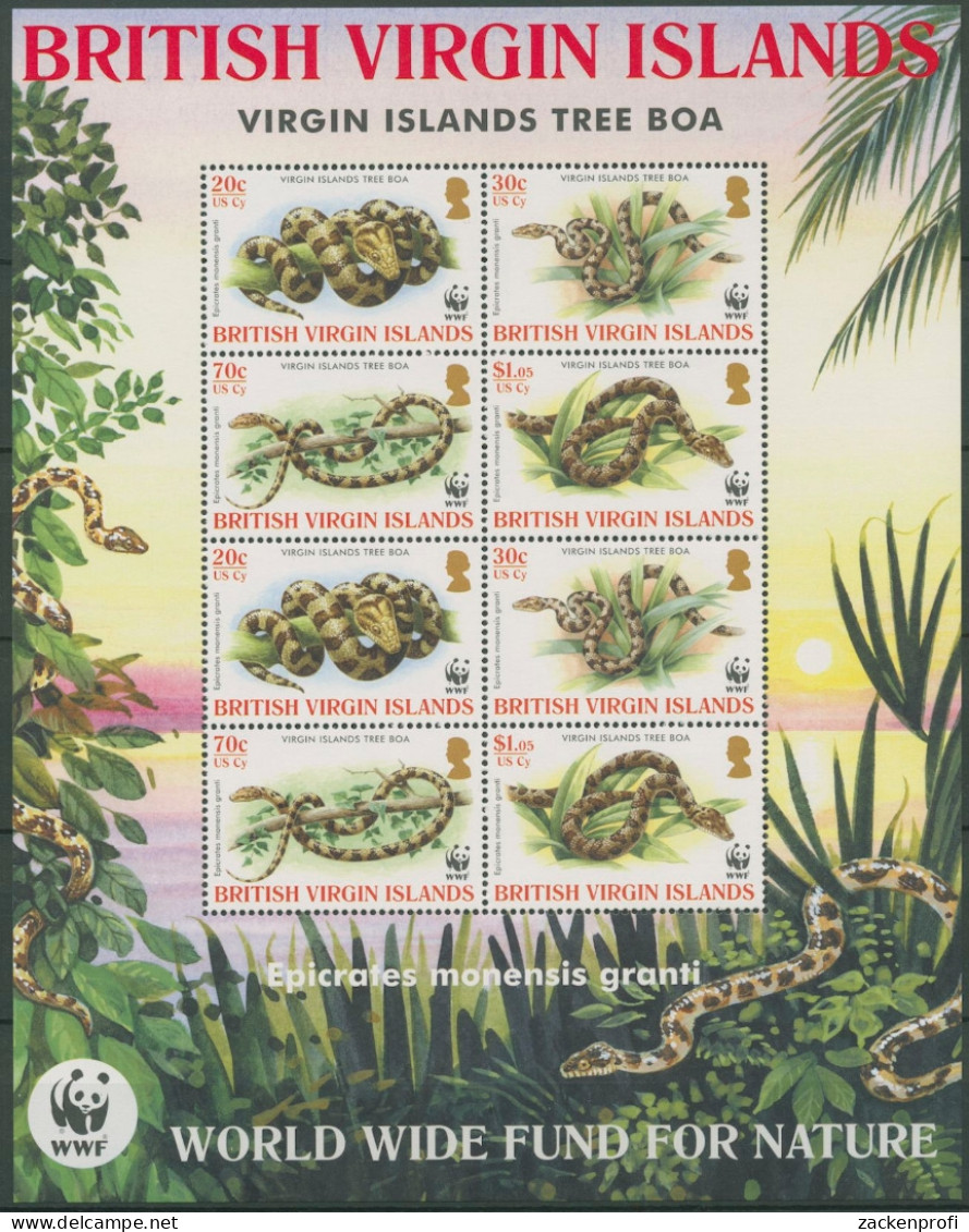 Britische Jungferninseln 2005 WWF Mona-Schlankboa 1137/40 K Postfrisch (C12223) - Britse Maagdeneilanden