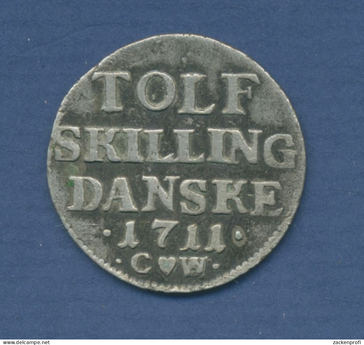 Dänemark 12 Skilling 1711, Frederik IV. Sehr Schön (m1507) - Denmark