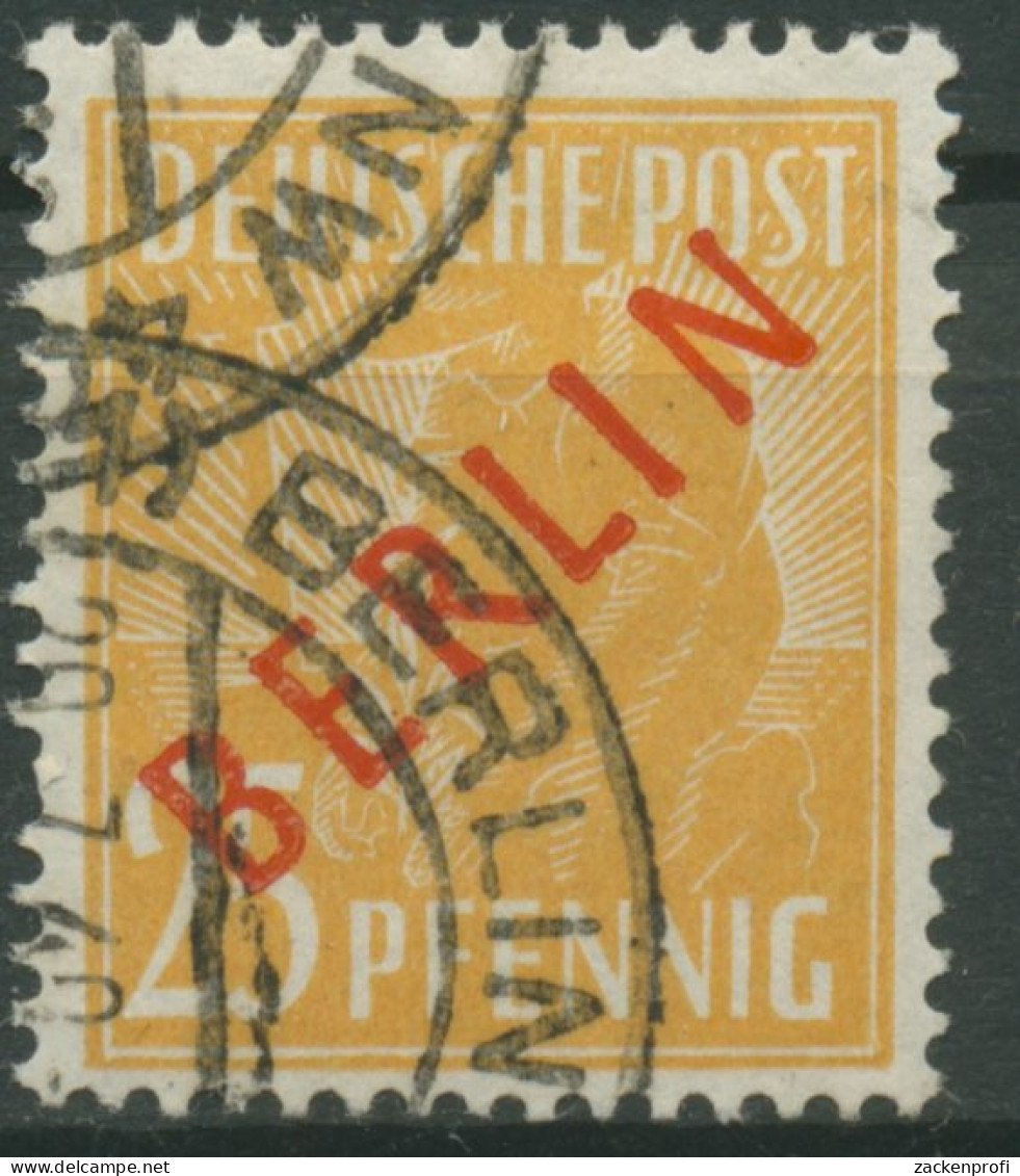 Berlin 1949 Rotaufdruck 27 Gestempelt - Used Stamps