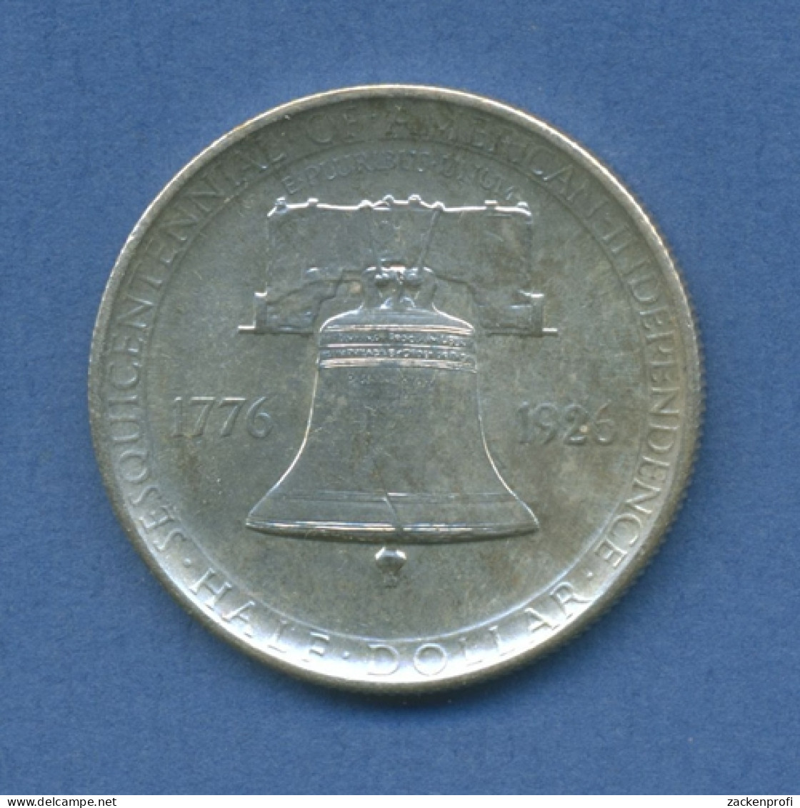 USA Half Dollar 1926 Sesquicentennial KM 160, Silber, Vz (m2002) - Commemoratifs