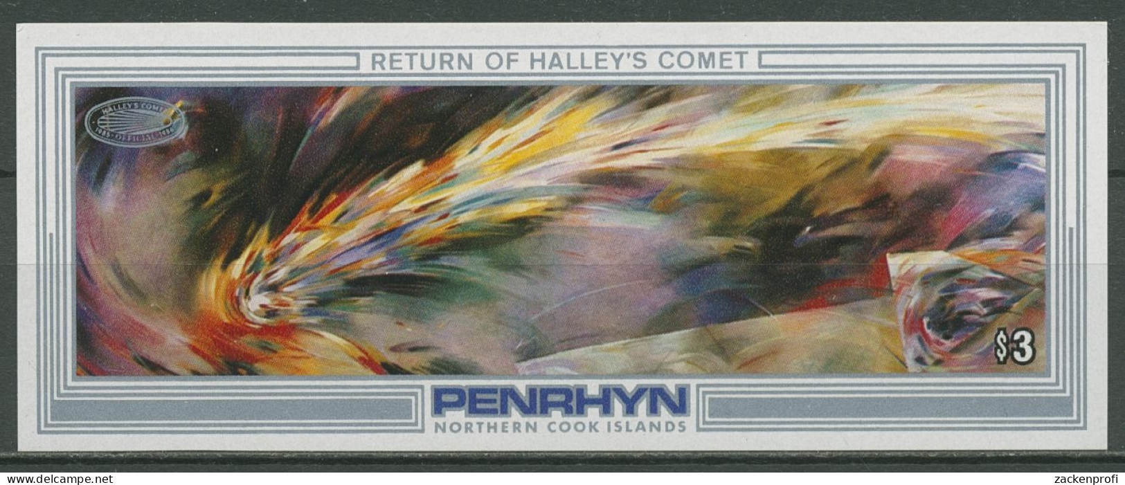 Penrhyn 1986 Halleyscher Komet Block 71 Postfrisch (C28889) - Penrhyn