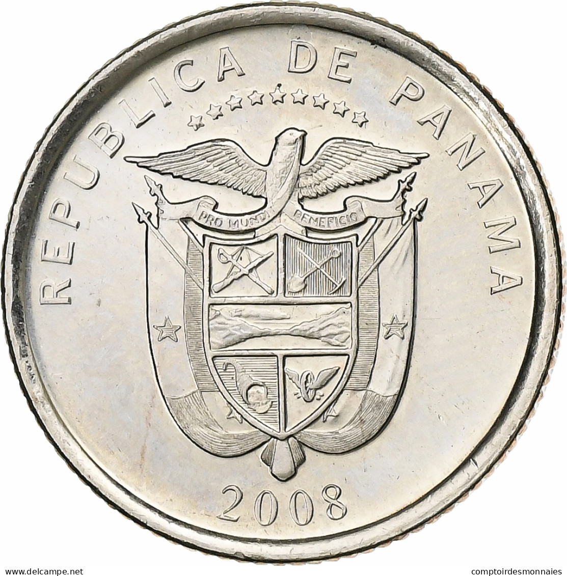 Panama, 1/10 Balboa, 2008, Cupro-nickel, SPL+ - Panama