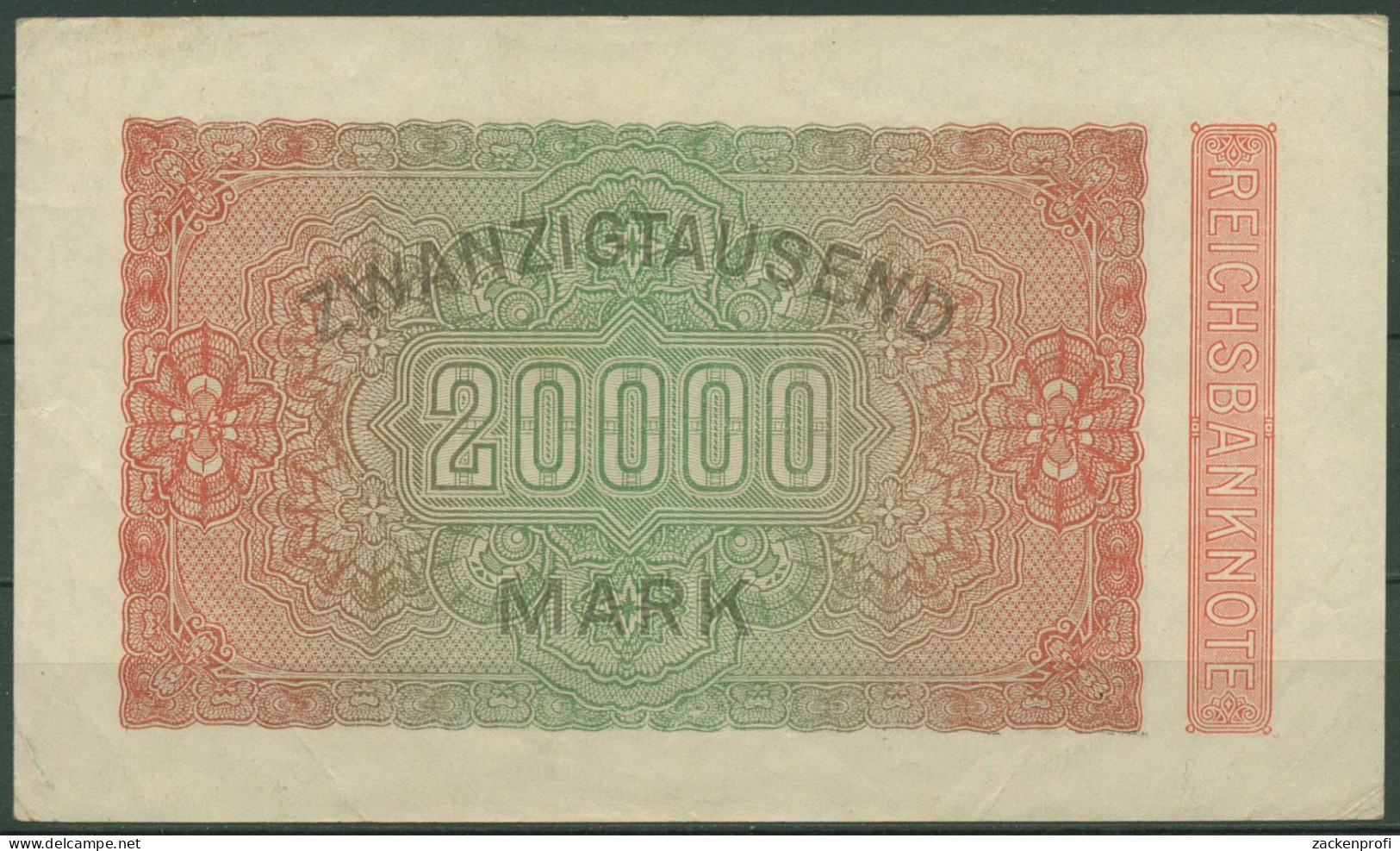 Dt. Reich 20000 Mark 1923, DEU-95c FZ OE, Gebraucht (K1347) - 20000 Mark
