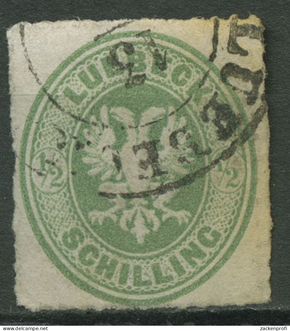 Lübeck 1863 Wappen 8 A Gestempelt, Signiert, Leicht Verfärbt - Lübeck