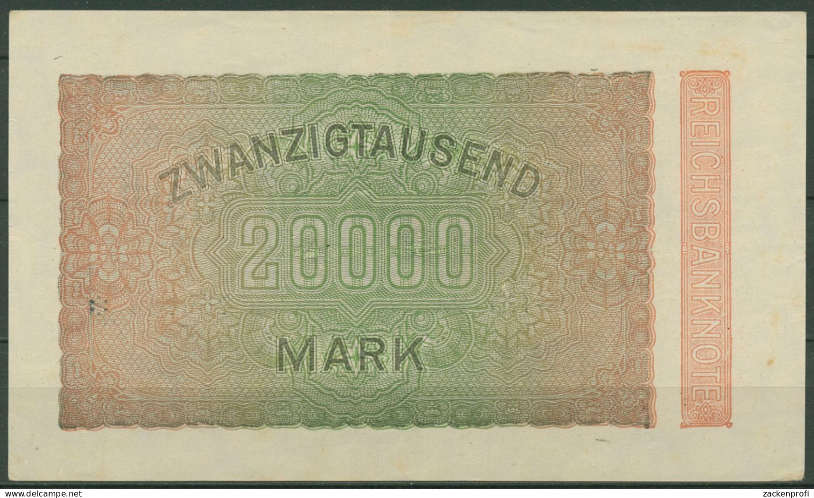 Dt. Reich 20000 Mark 1923, DEU-95f FZ ND, Fast Kassenfrisch (K1360) - 20.000 Mark