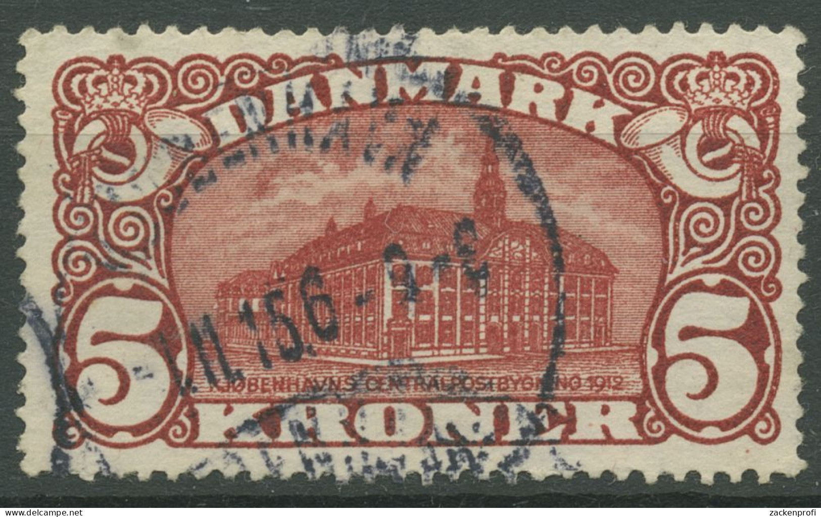 Dänemark 1915 Hauptpostgebäude Kopenhagen 81 Gestempelt - Used Stamps