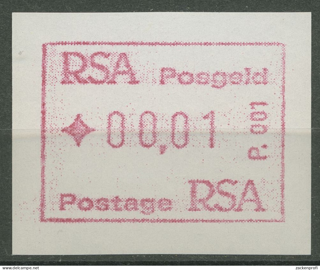 Südafrika ATM 1986 Freimarke Einzelwert ATM 1.2 C Postfrisch - Viñetas De Franqueo (Frama)