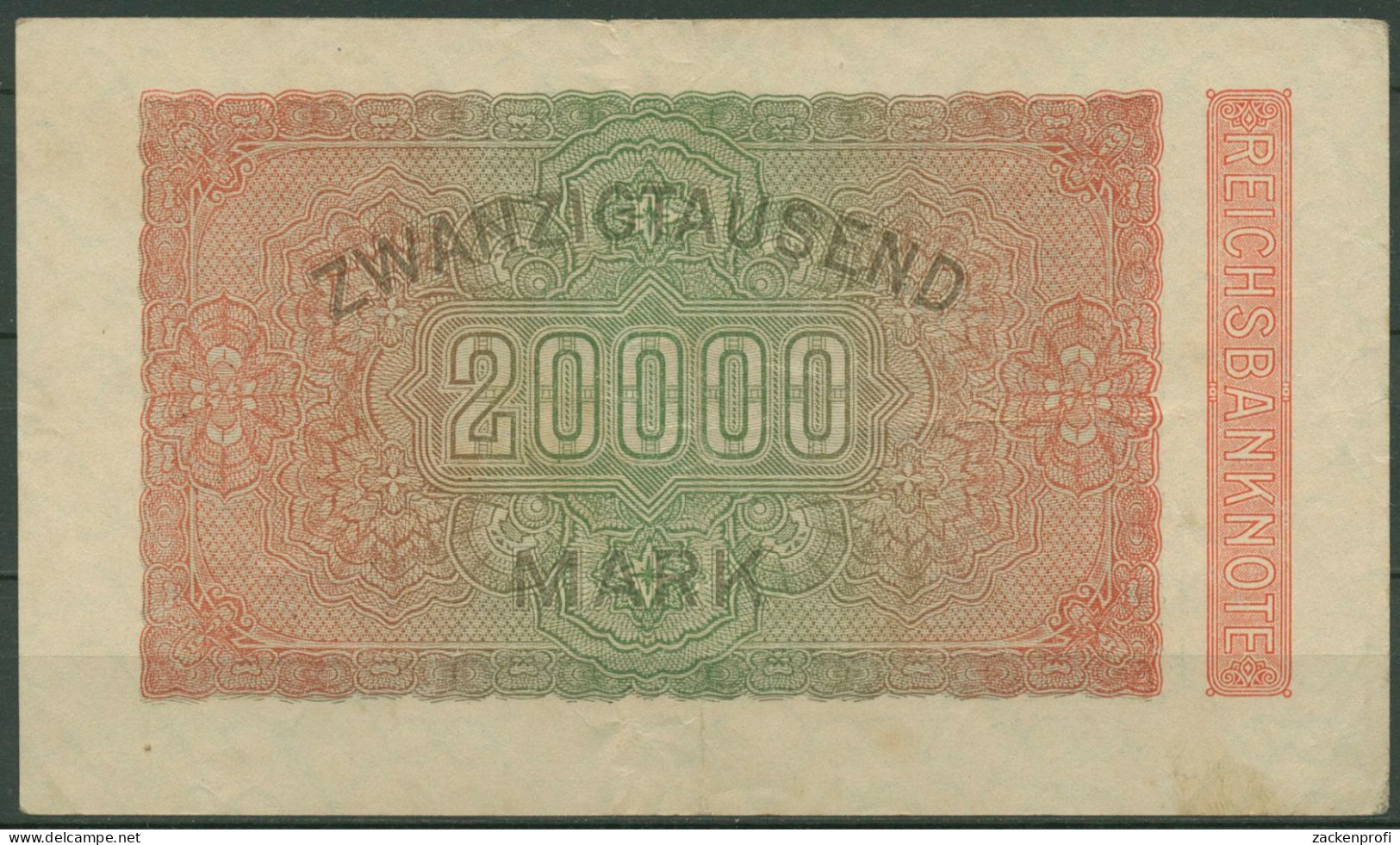 Dt. Reich 20000 Mark 1923, DEU-95c FZ EO, Gebraucht (K1346) - 20.000 Mark