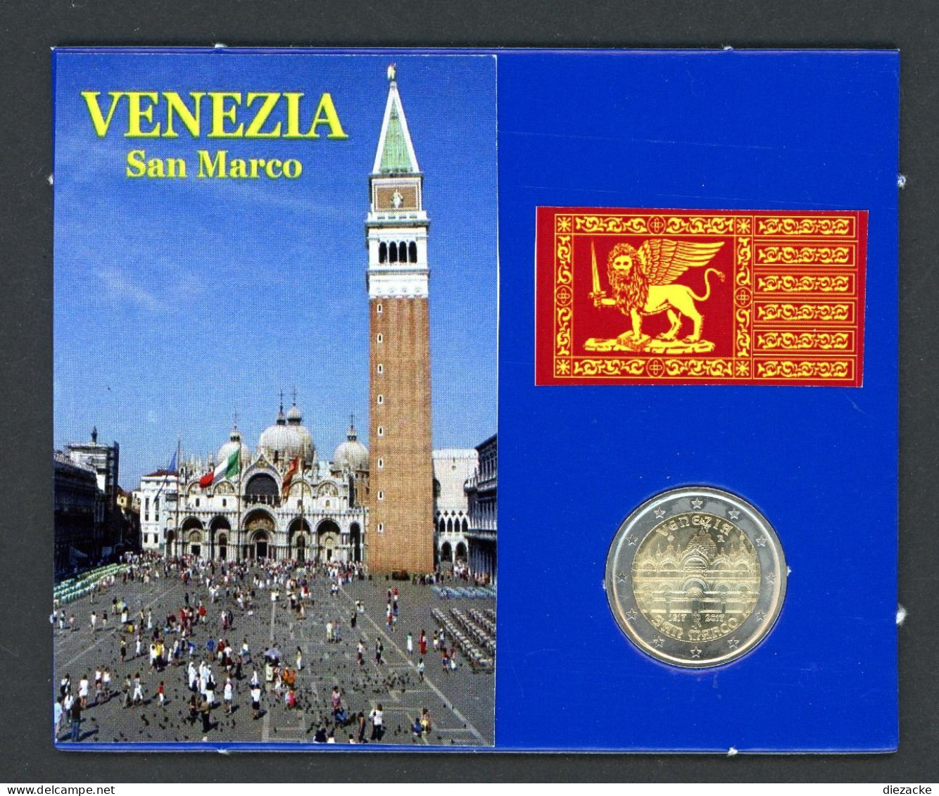 Italien 2 Euro Coincard 2017 San Marco BU (M5042 - Herdenking