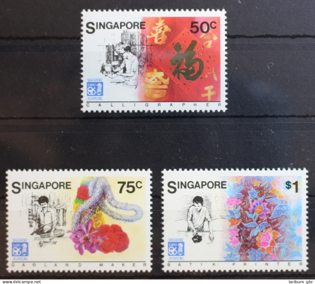 Singapur 502-504 Postfrisch Briefmakenausstellung #RR468 - Singapur (1959-...)