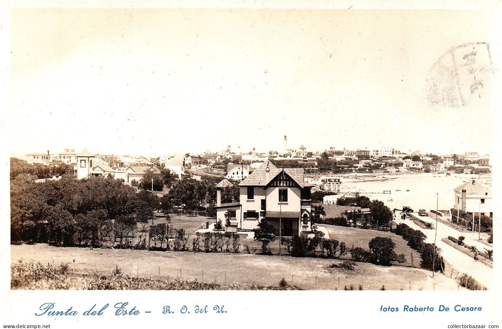 Uruguay Punta Del Este Vintage Original Real Photo Postcard Ca 1930 - Uruguay