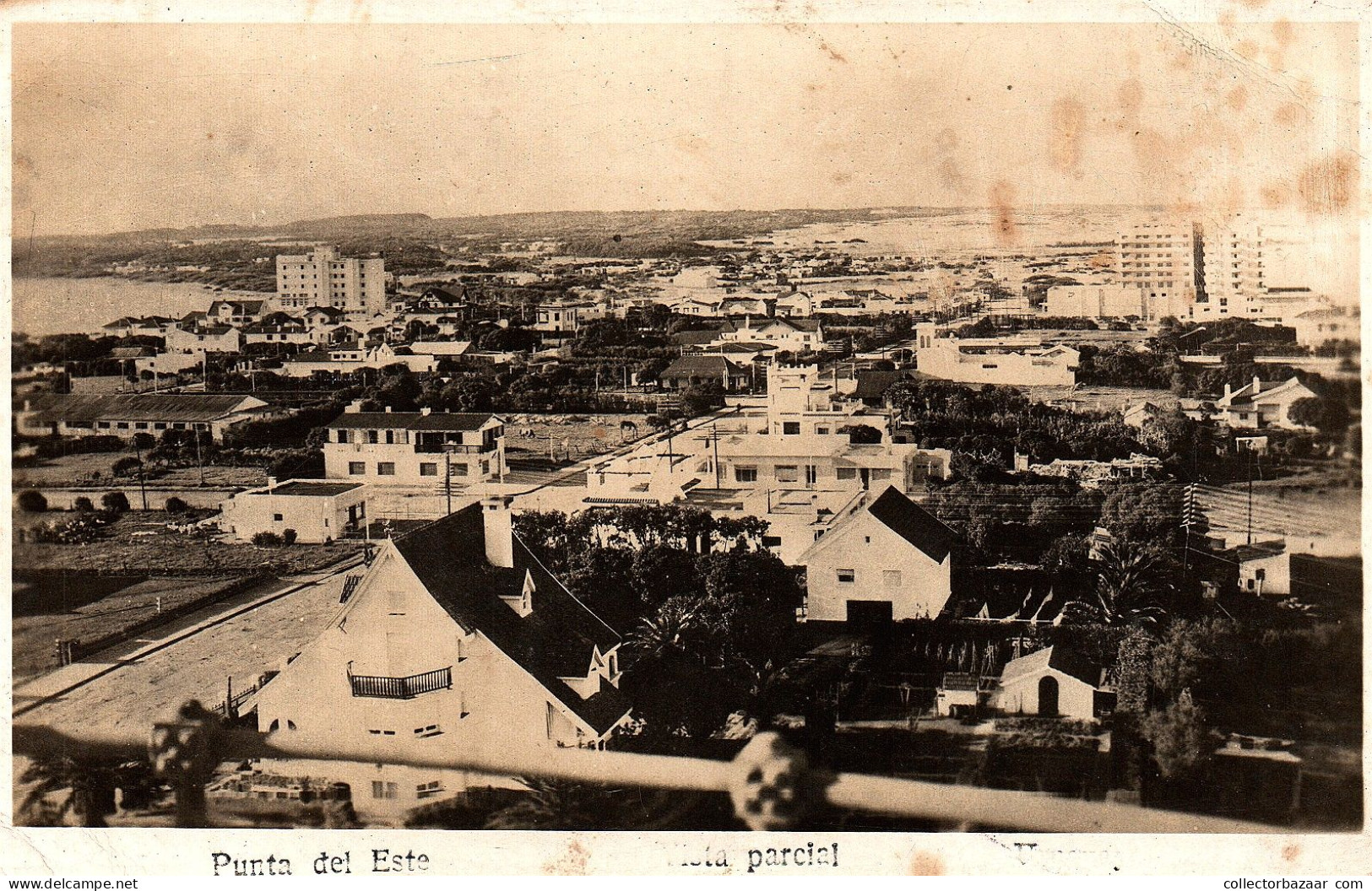 Uruguay Punta Del Este Vintage Original Real Photo Postcard Ca 1930 - Uruguay