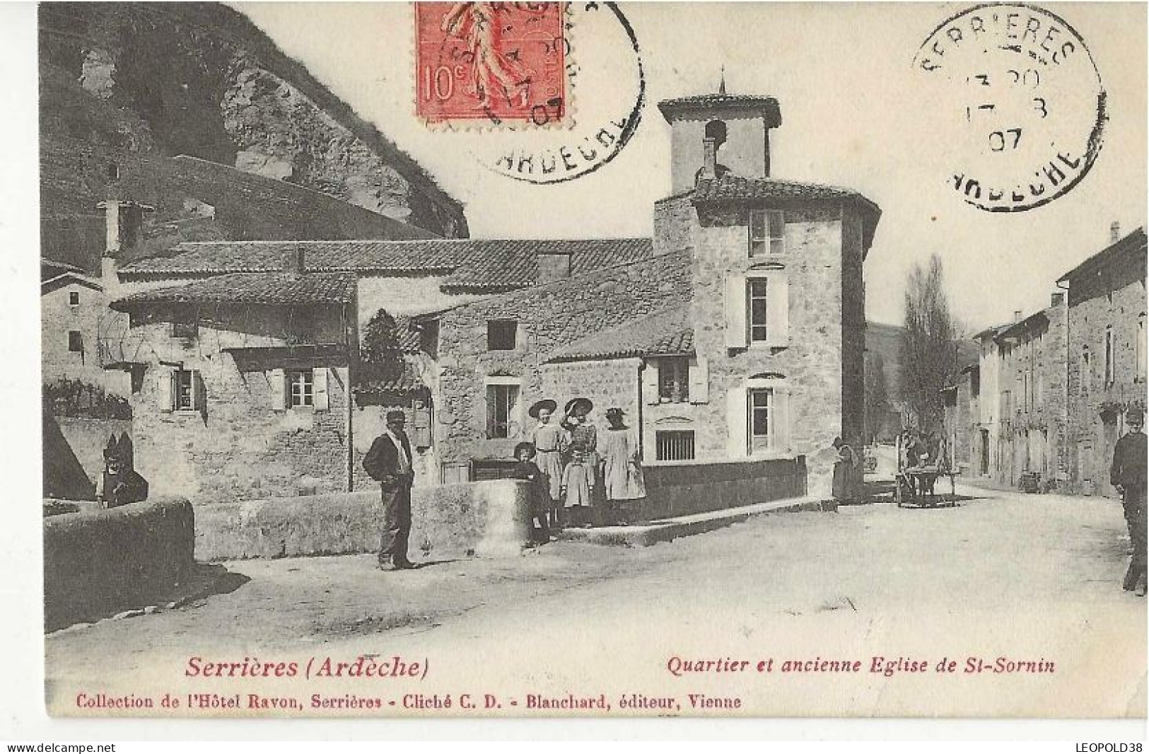 SERRIERES Quartier Et Ancinne Eglise Saint Sornin - Serrières