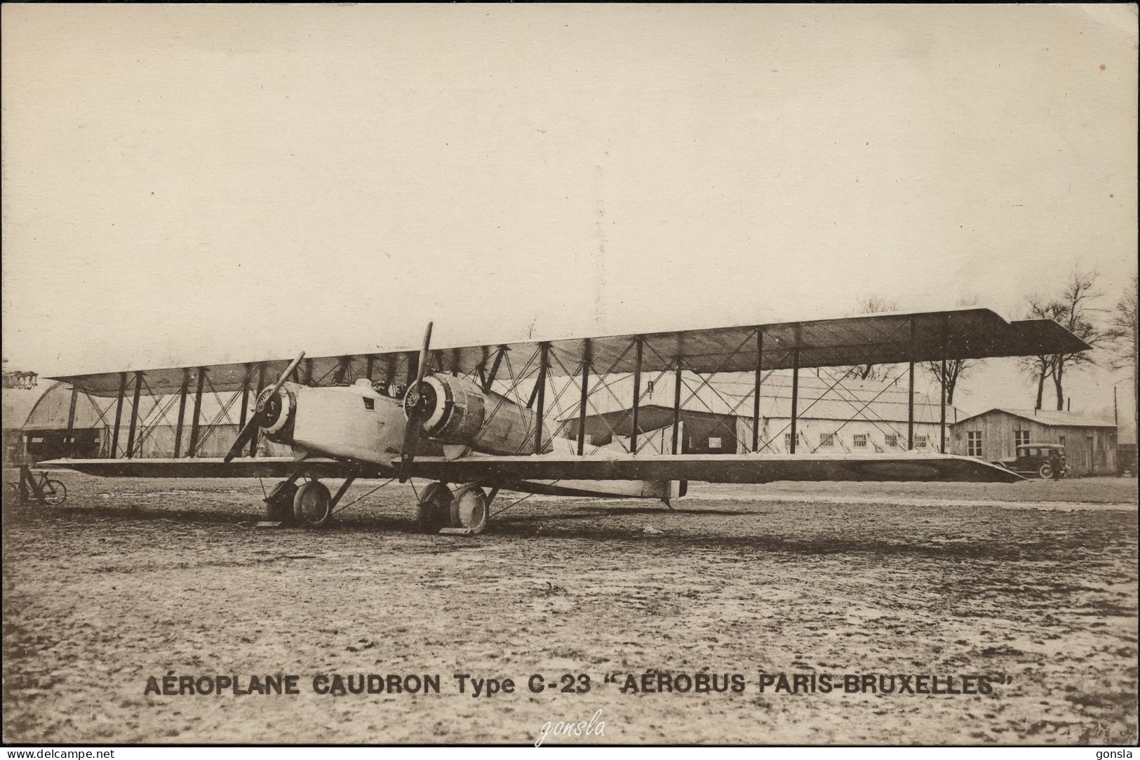 AÉROPLANE CAUDRON Type C-23 1919 "Aérobus Paris-Bruxelles - Aérobus Civil Airliner France" - 1919-1938: Entre Guerres