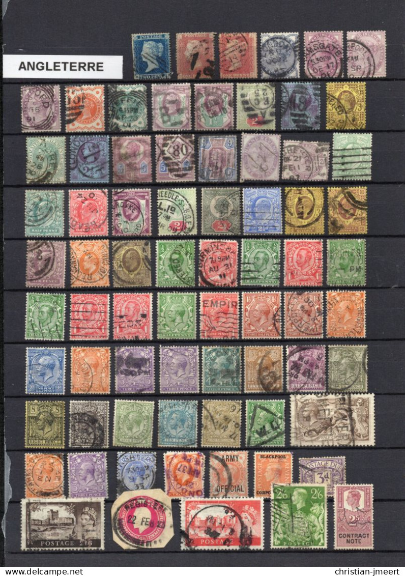 Grande-Bretagne  67 Timbres  Très Propre - Collections