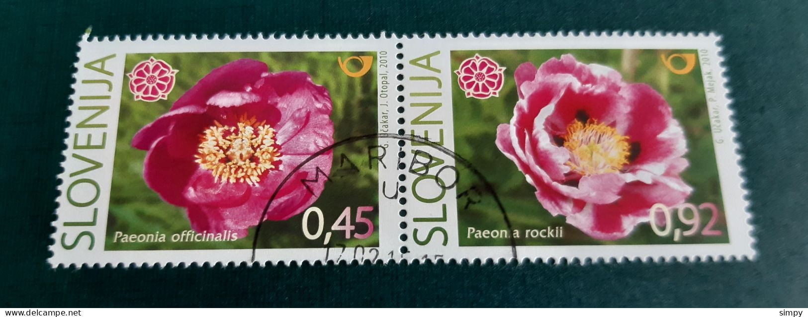 SLOVENIA 2010 Flowers Used Stamps - Eslovenia